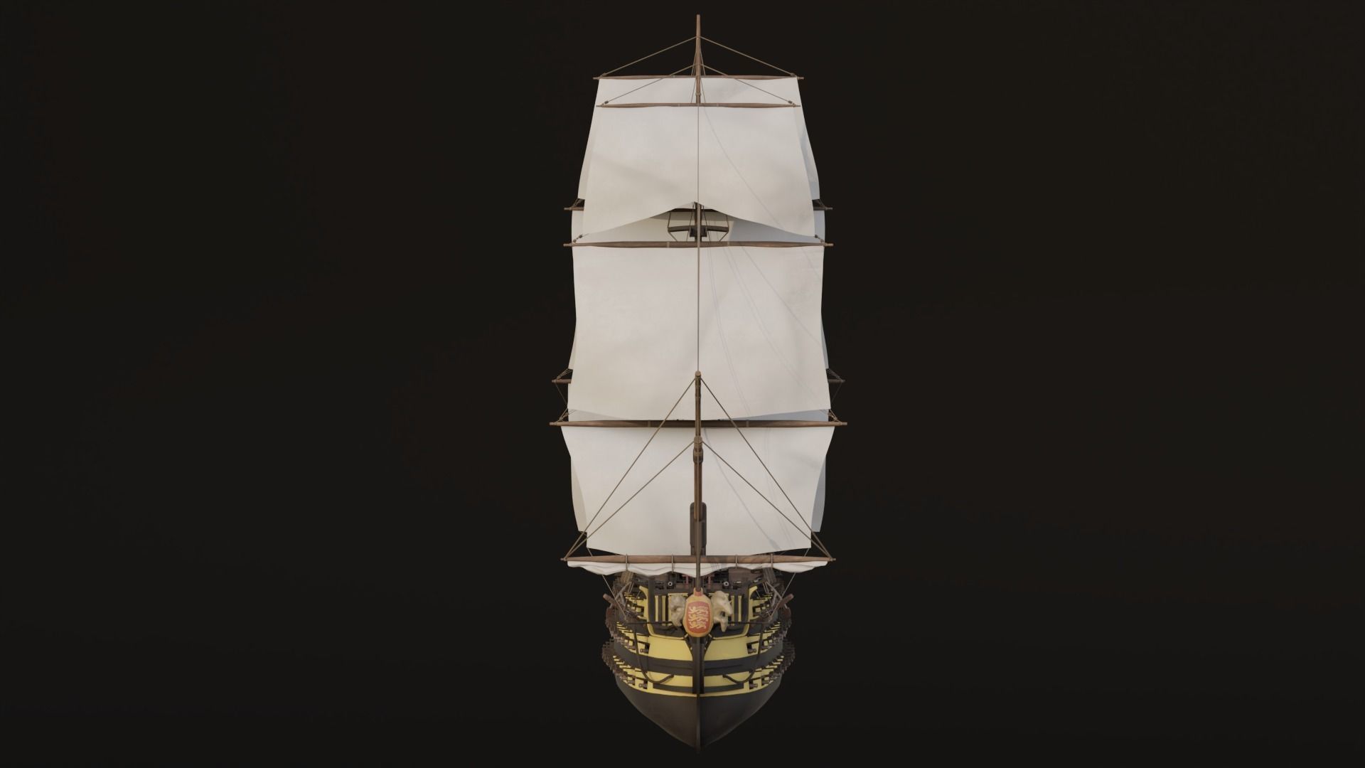 HMS Endeavour 3D model_7
