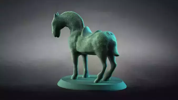 Carving Horse And Marble Stone Horse files 