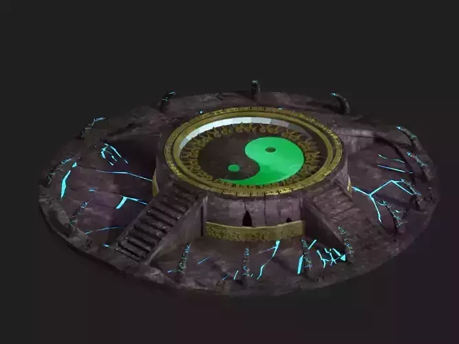 Tai Chi altar respawn Dragons   platform shrine stairs