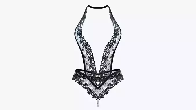 Sexy Lingerie SS31 Low-poly 3D model