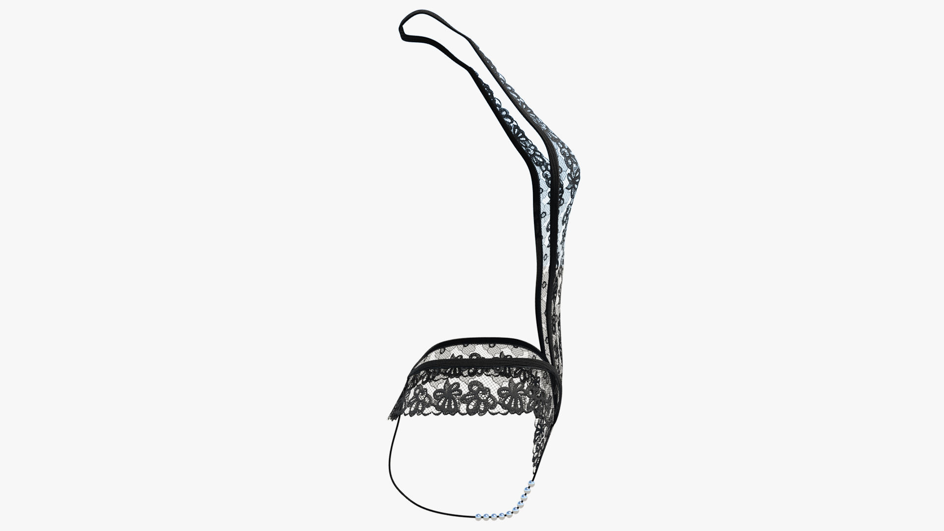 Sexy Lingerie SS31 Low-poly 3D model_2