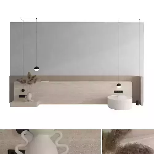 Decorative wall panel set 127