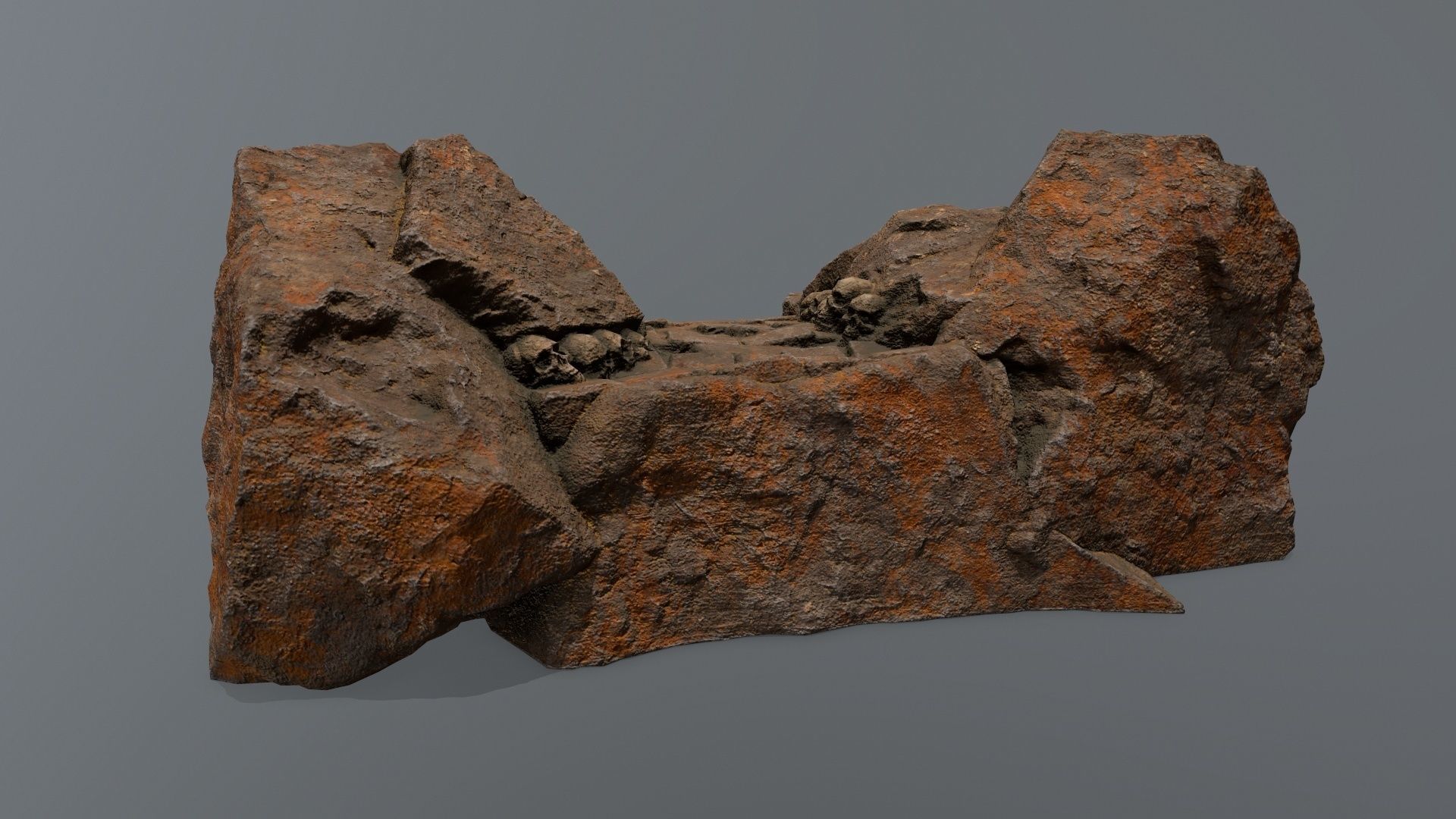 stairs Low-poly 3D model_8