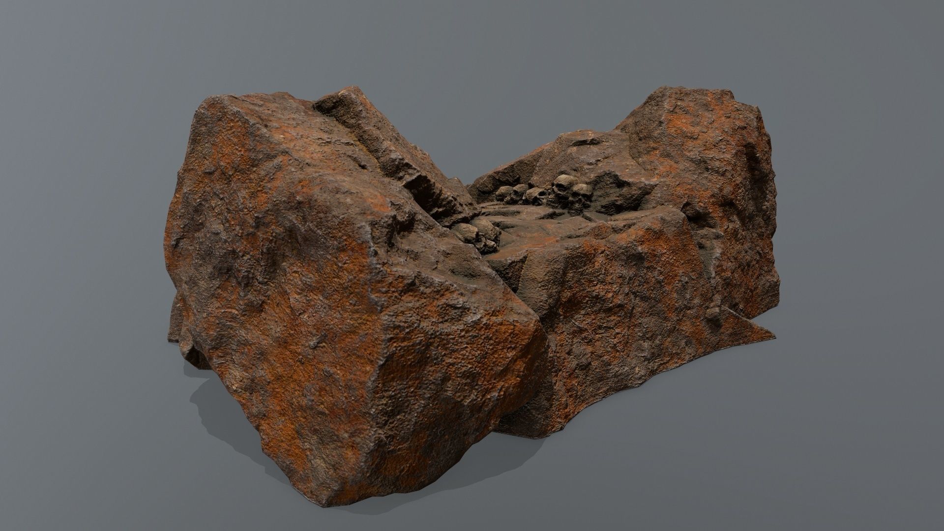 stairs Low-poly 3D model_7