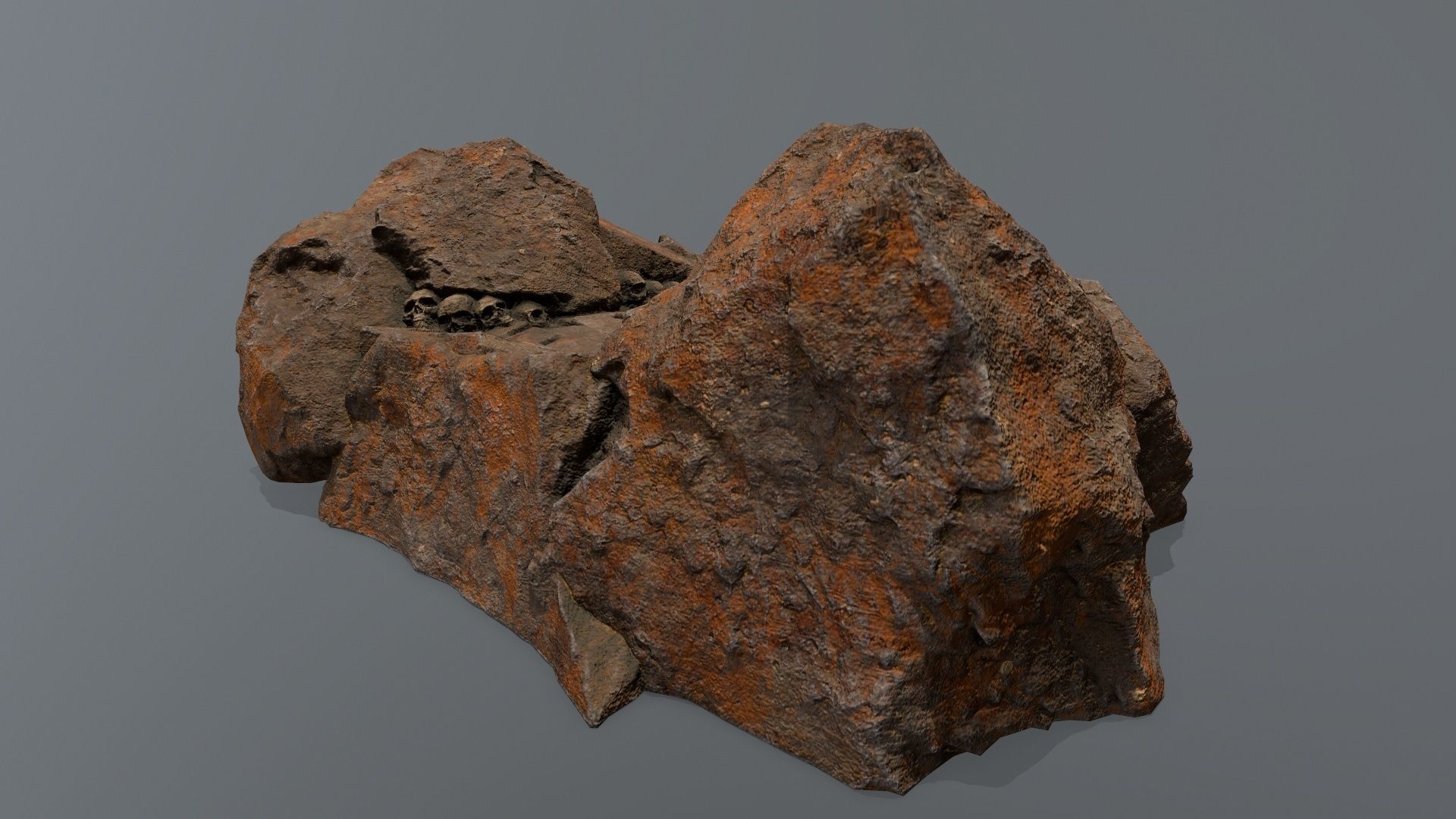 stairs Low-poly 3D model_10