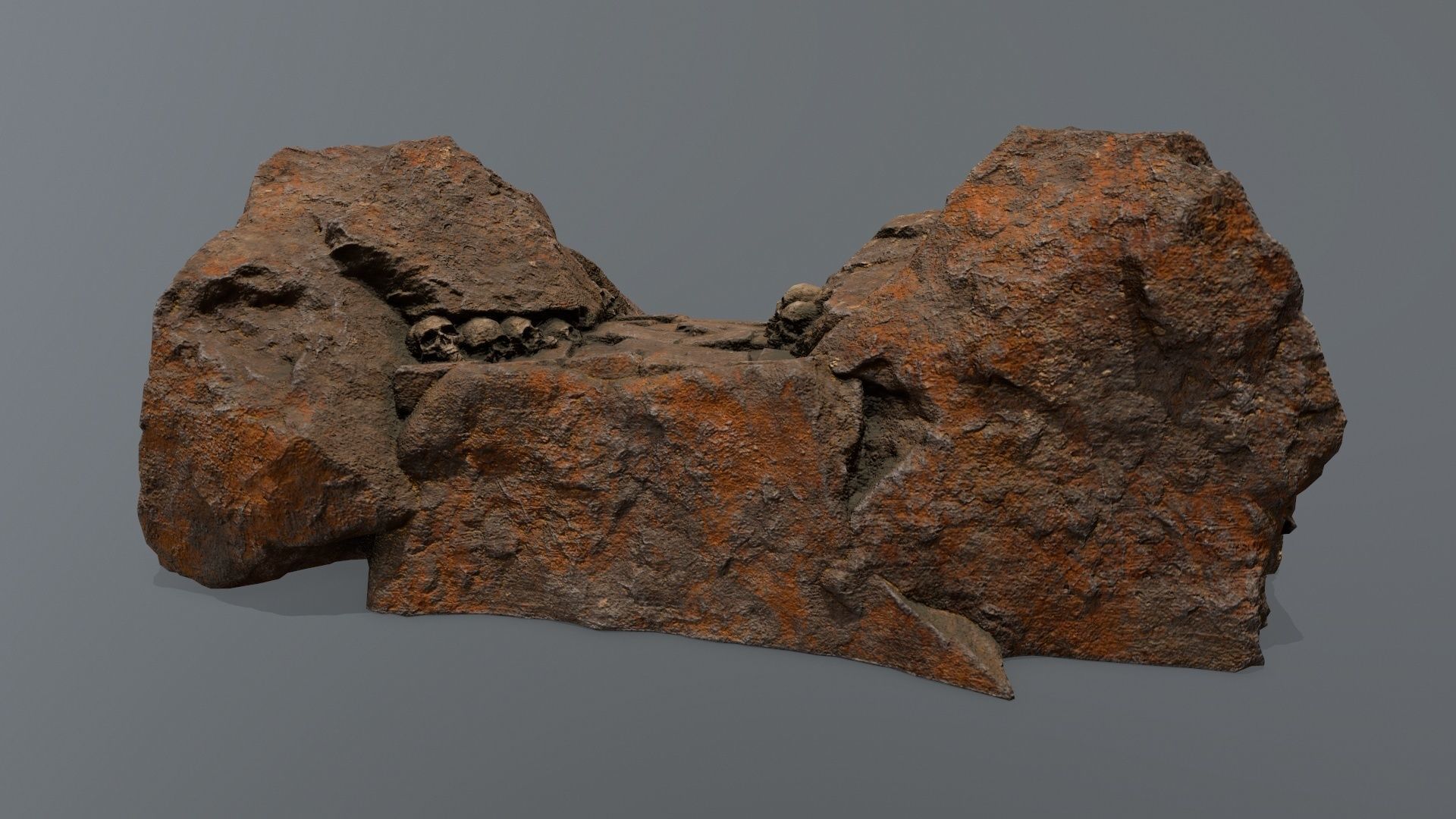 stairs Low-poly 3D model_9