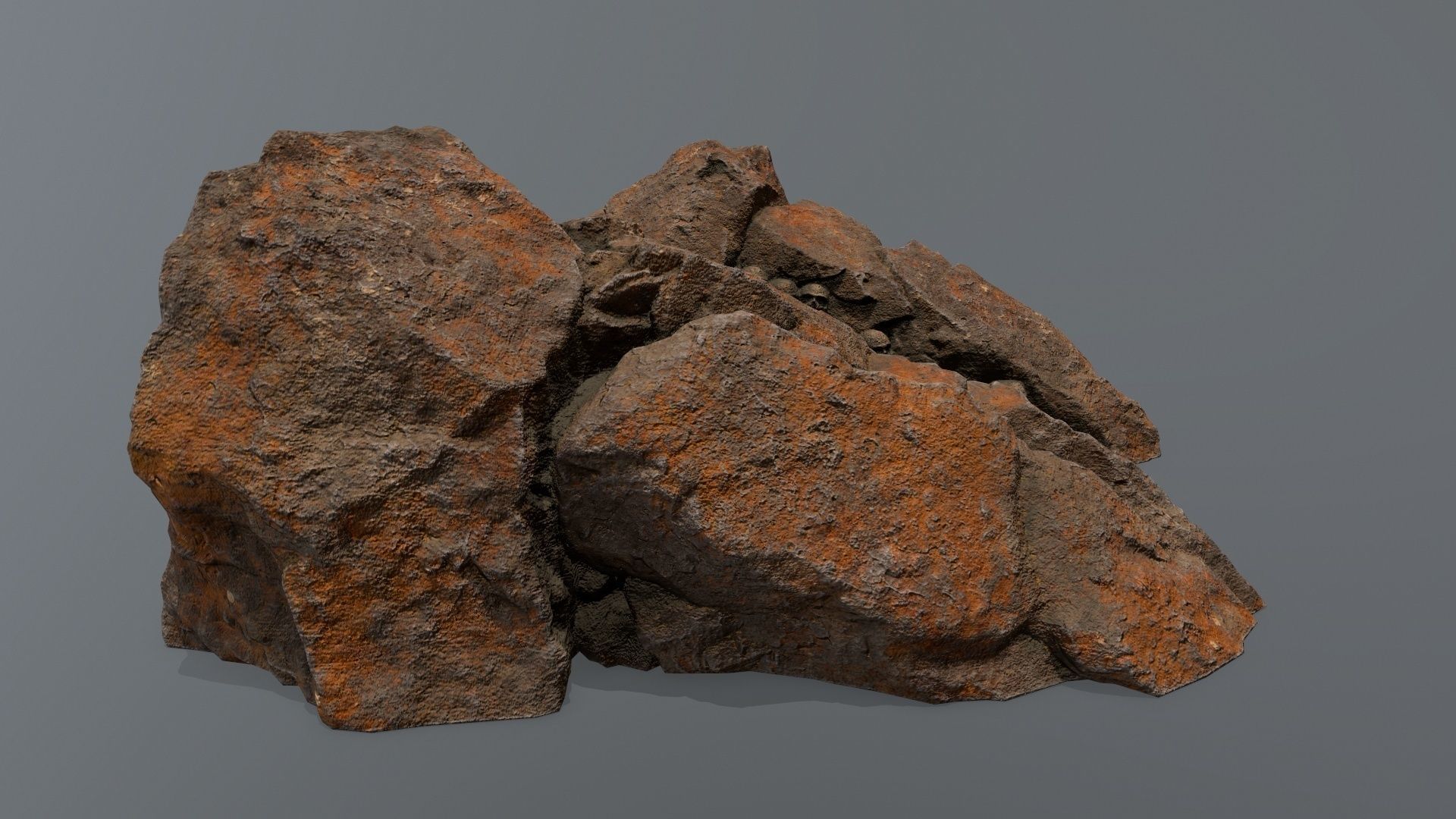 stairs Low-poly 3D model_12