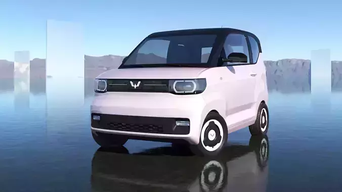 2023 Wuling Hongguang Mini EV Macaron 3D model