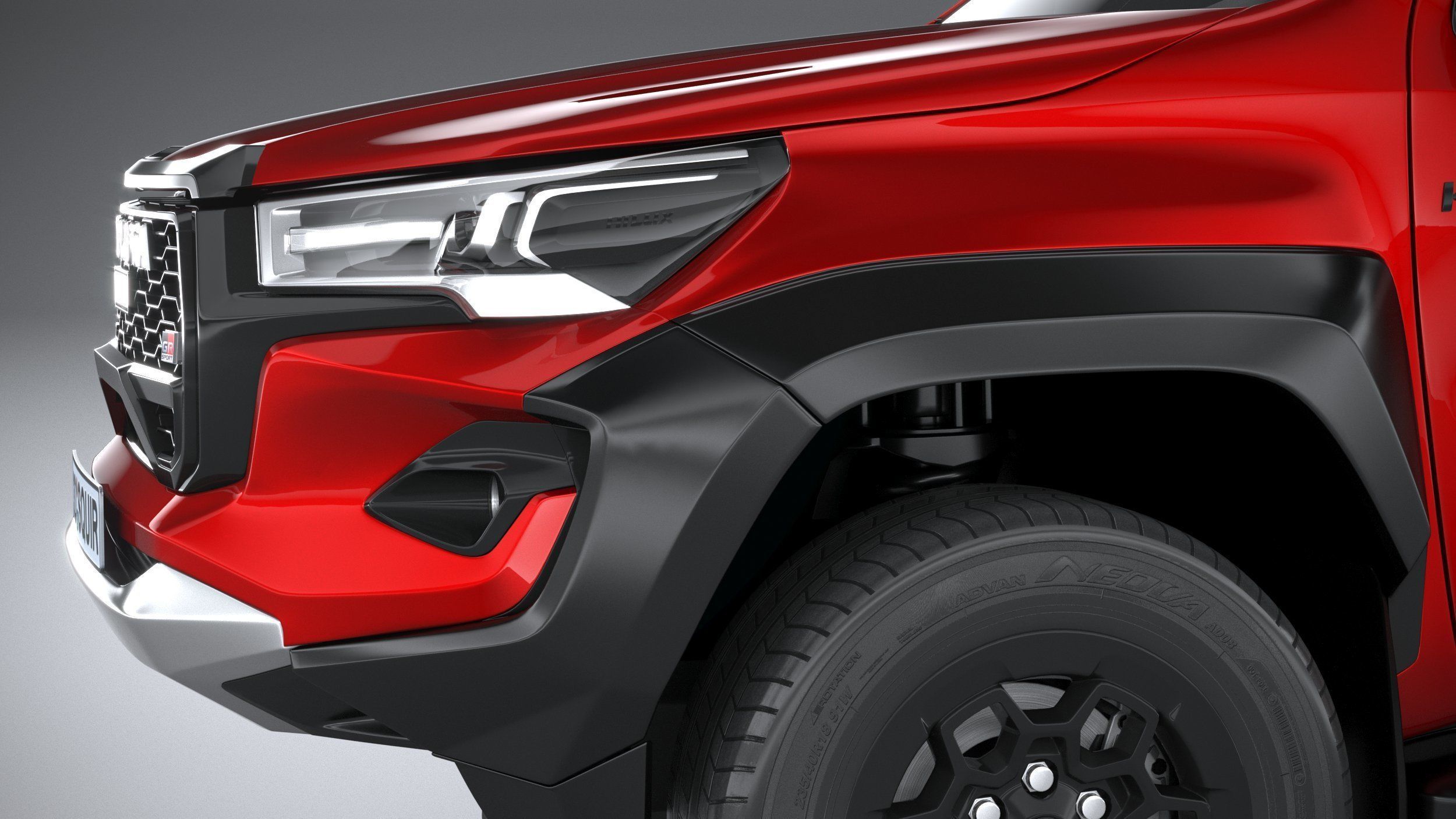 Toyota Hilux GR Sport 2 2024 3D model_3