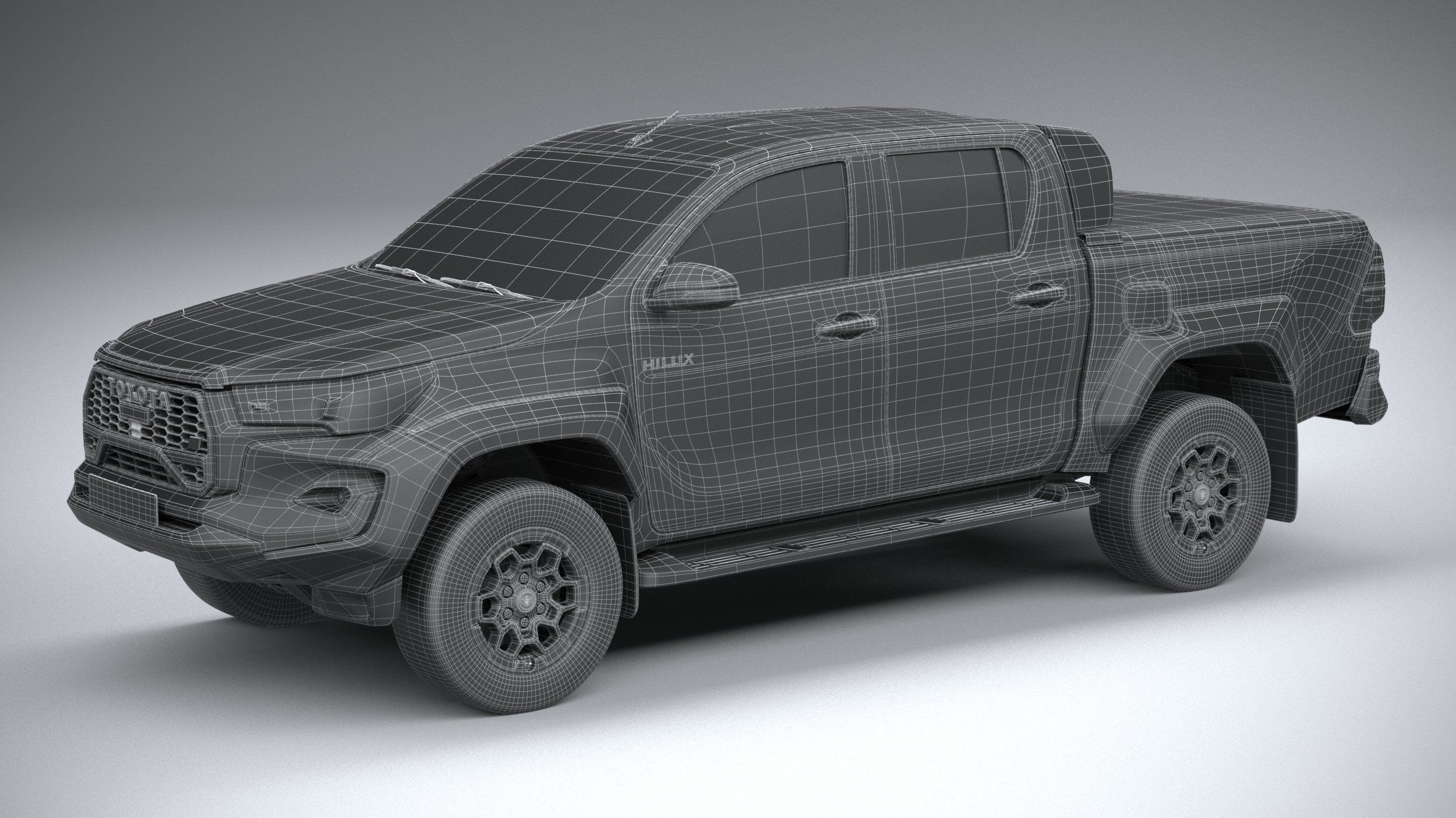 Toyota Hilux GR Sport 2 2024 3D model_29
