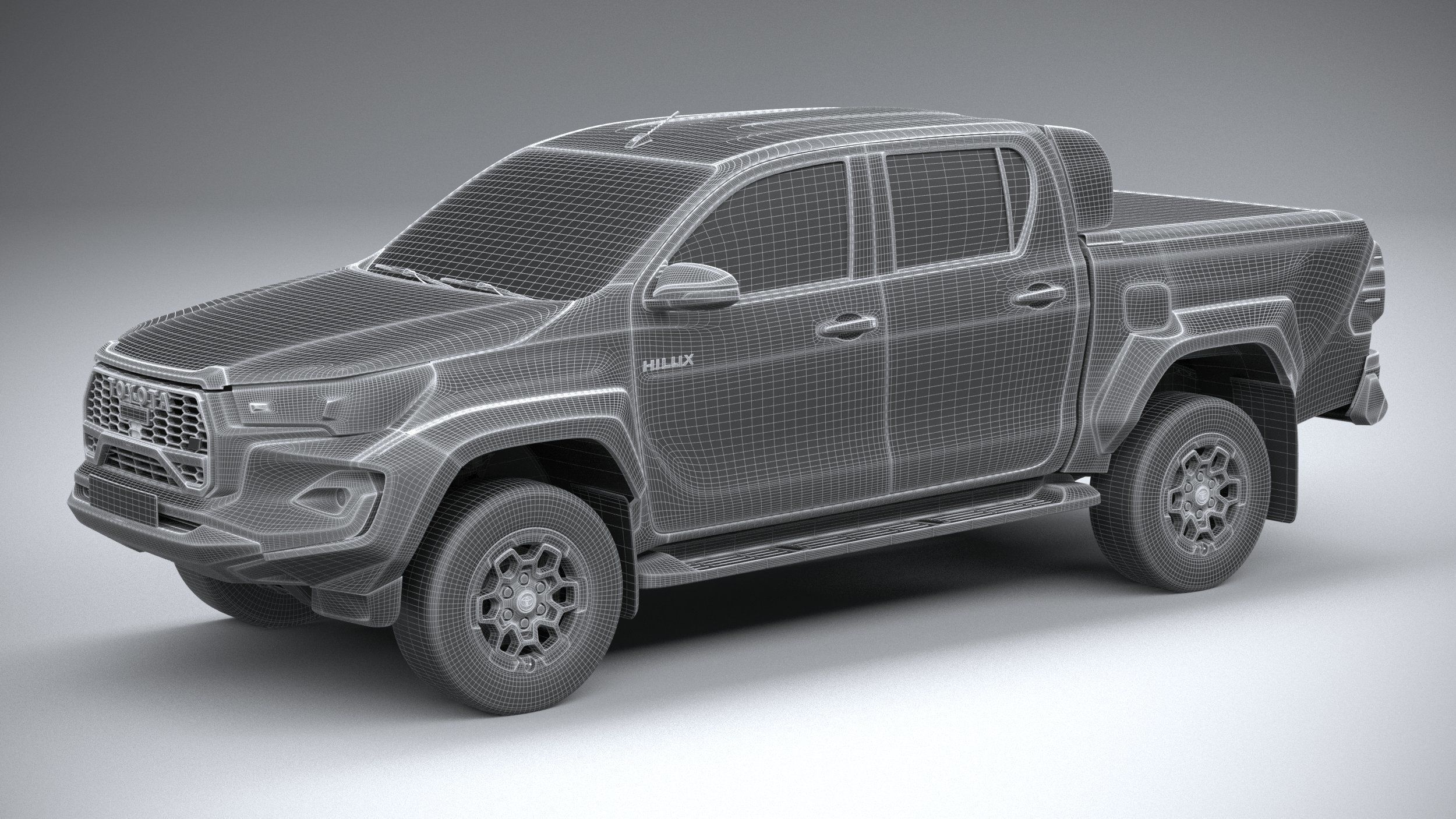 Toyota Hilux GR Sport 2 2024 3D model_27
