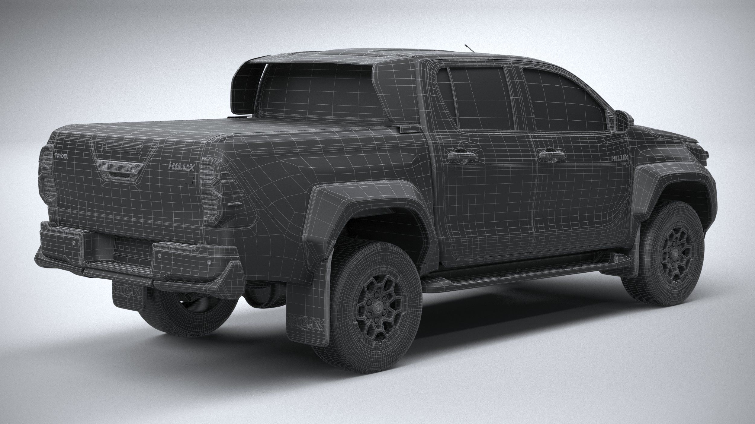 Toyota Hilux GR Sport 2 2024 3D model_30