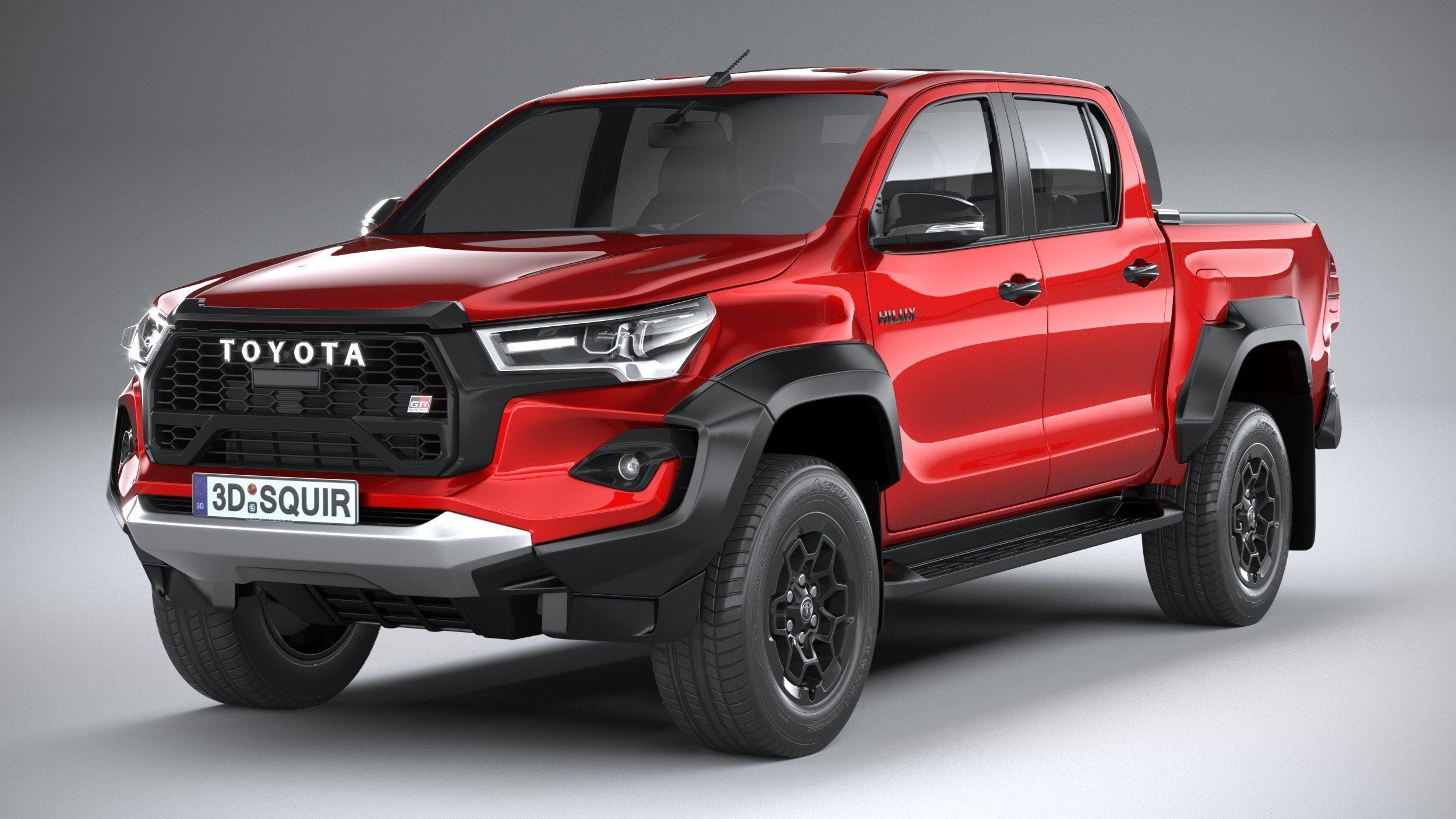 Toyota Hilux GR Sport 2 2024 3D model_2