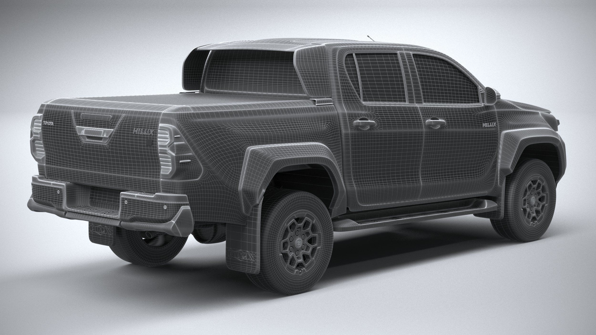 Toyota Hilux GR Sport 2 2024 3D model_28