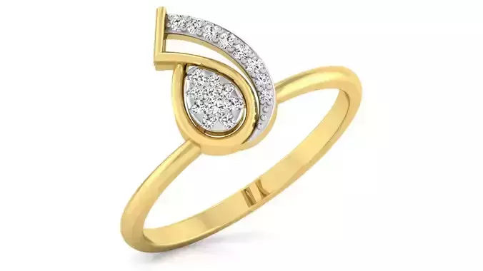Trickel Wedding Diamond Ring