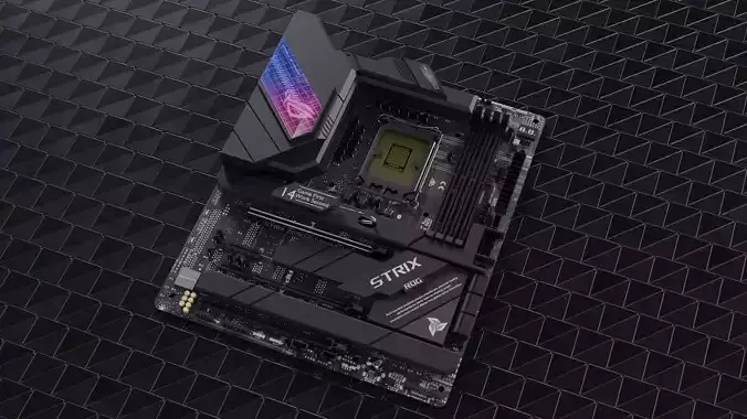 Asus Motherboard 3D model