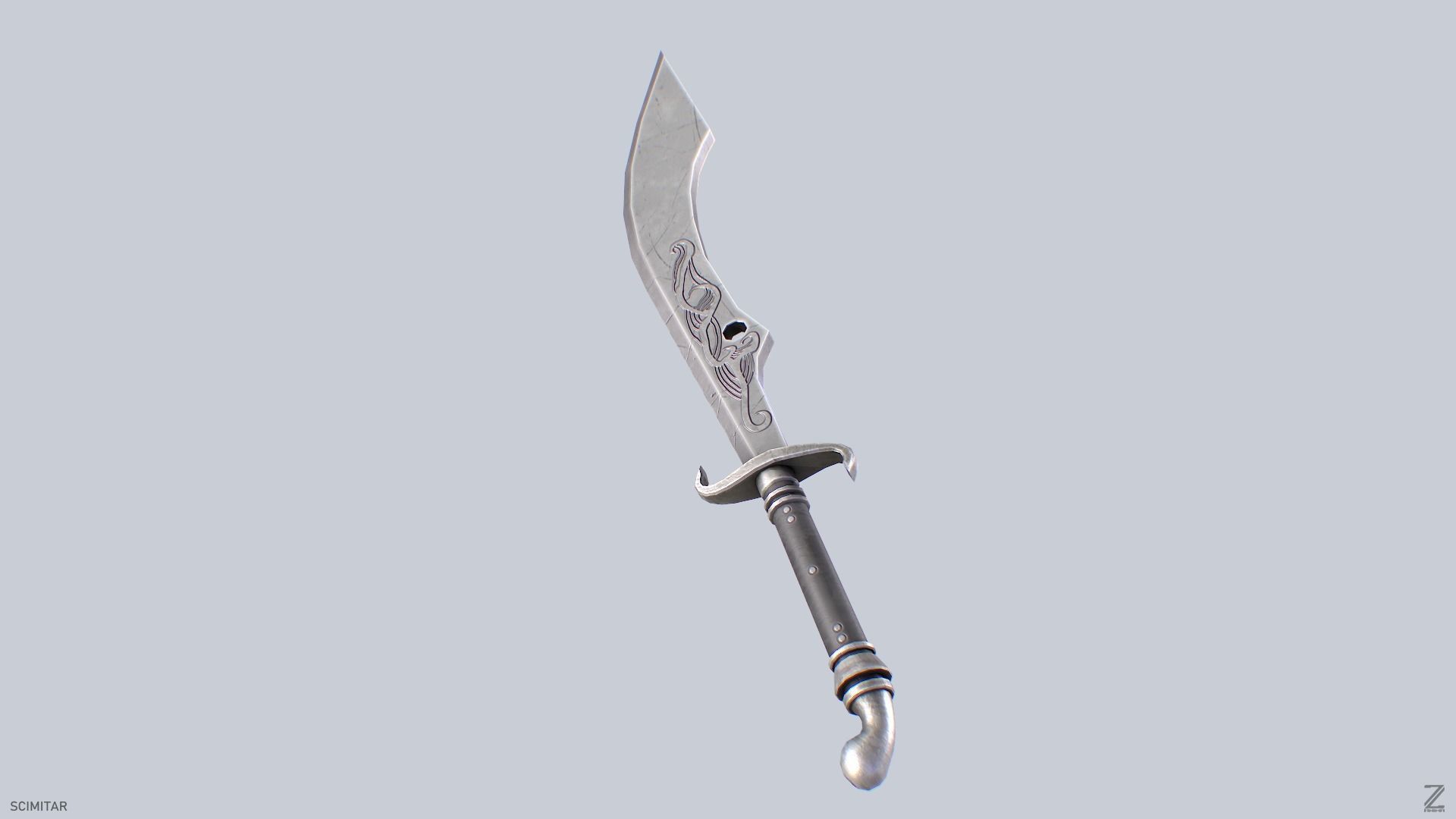 Scimitar 3D model_5