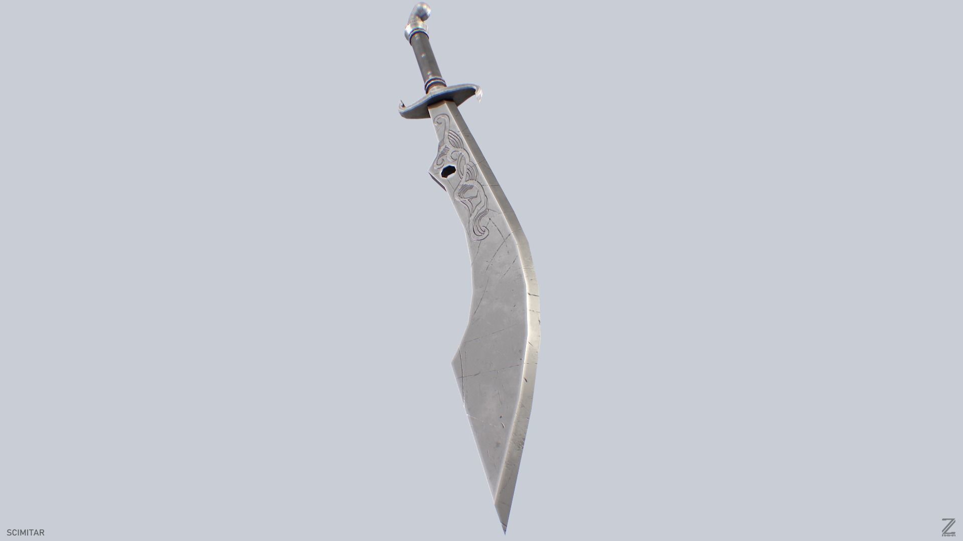 Scimitar 3D model_7