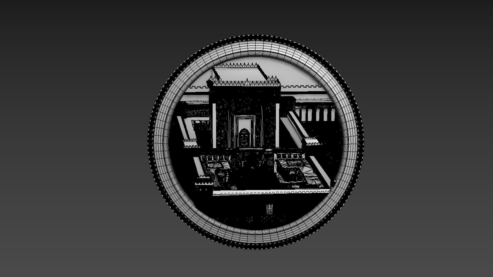 Jerusalem First Tample Relief 3D model_12