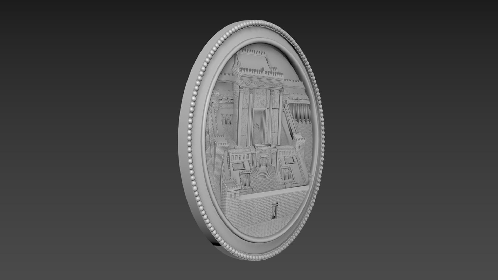 Jerusalem First Tample Relief 3D model_6