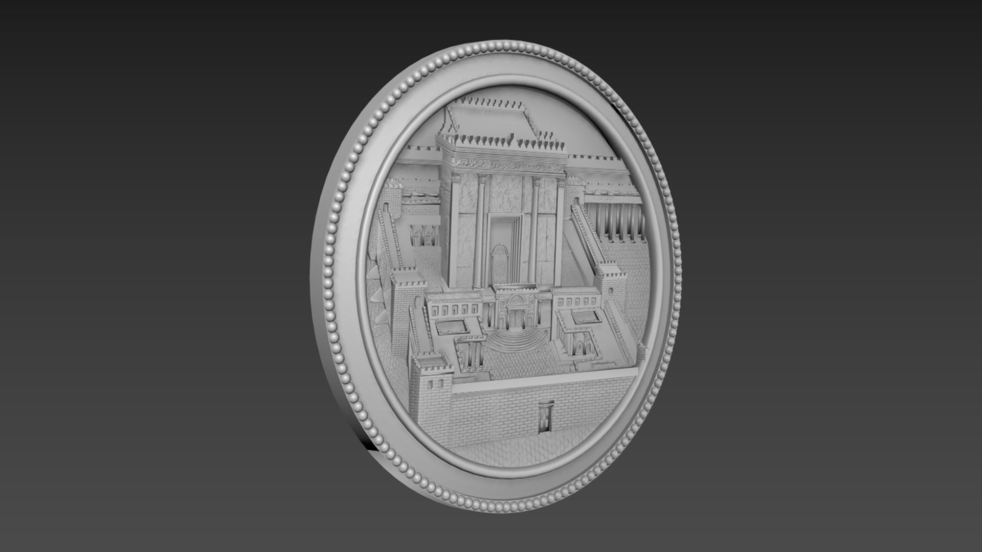 Jerusalem First Tample Relief 3D model_5