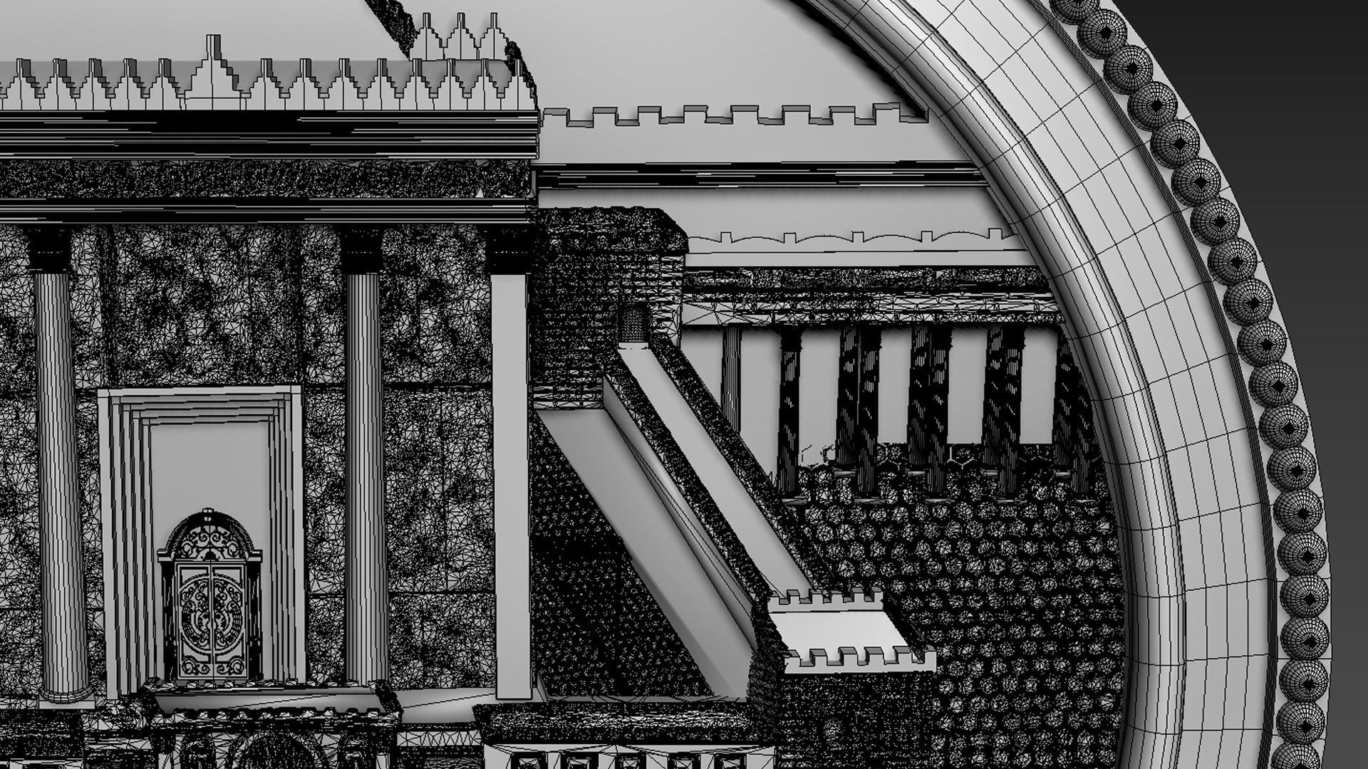 Jerusalem First Tample Relief 3D model_13