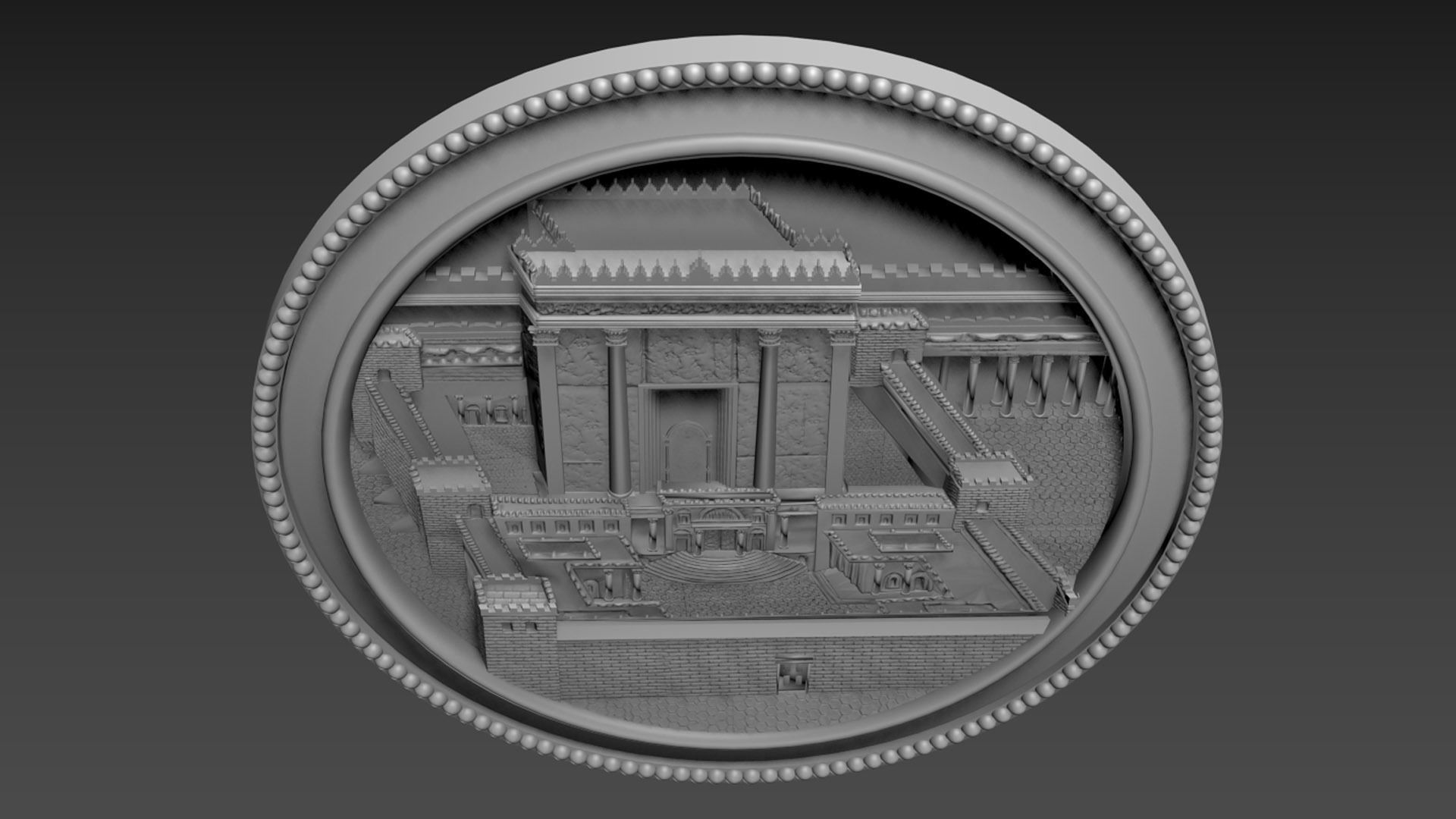 Jerusalem First Tample Relief 3D model_3