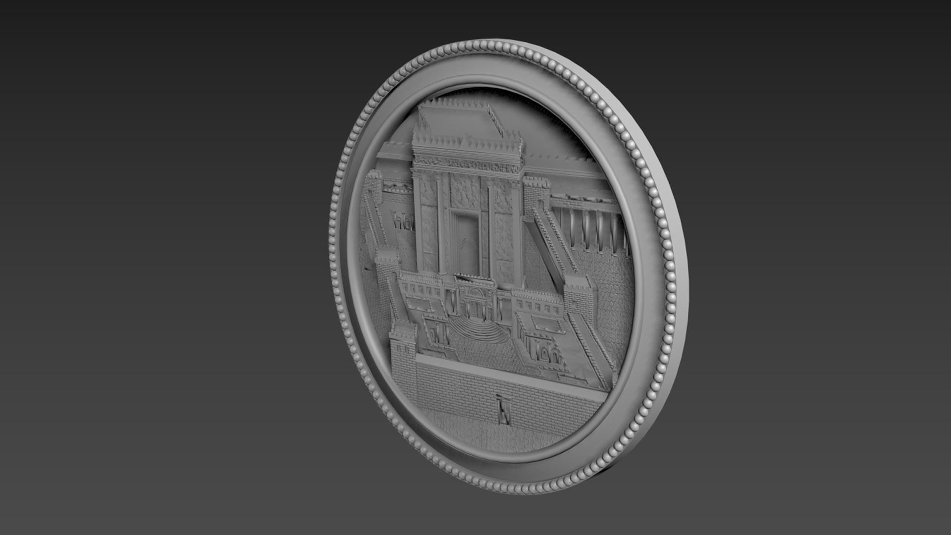 Jerusalem First Tample Relief 3D model_11