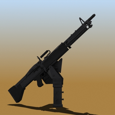M60 Machine Gun 48589 3D model_6
