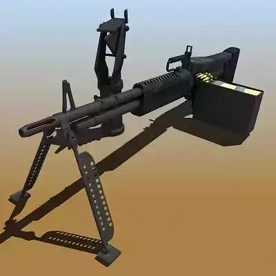 M60 Machine Gun 48589 3D model
