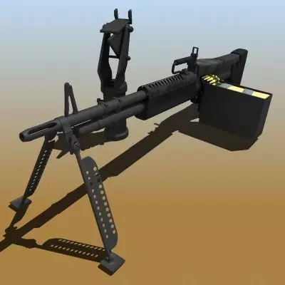 M60 Machine Gun 48589 3D model_0