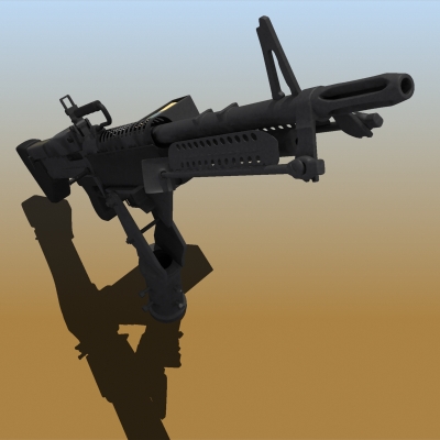 M60 Machine Gun 48589 3D model_1