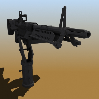 M60 Machine Gun 48589 3D model_2
