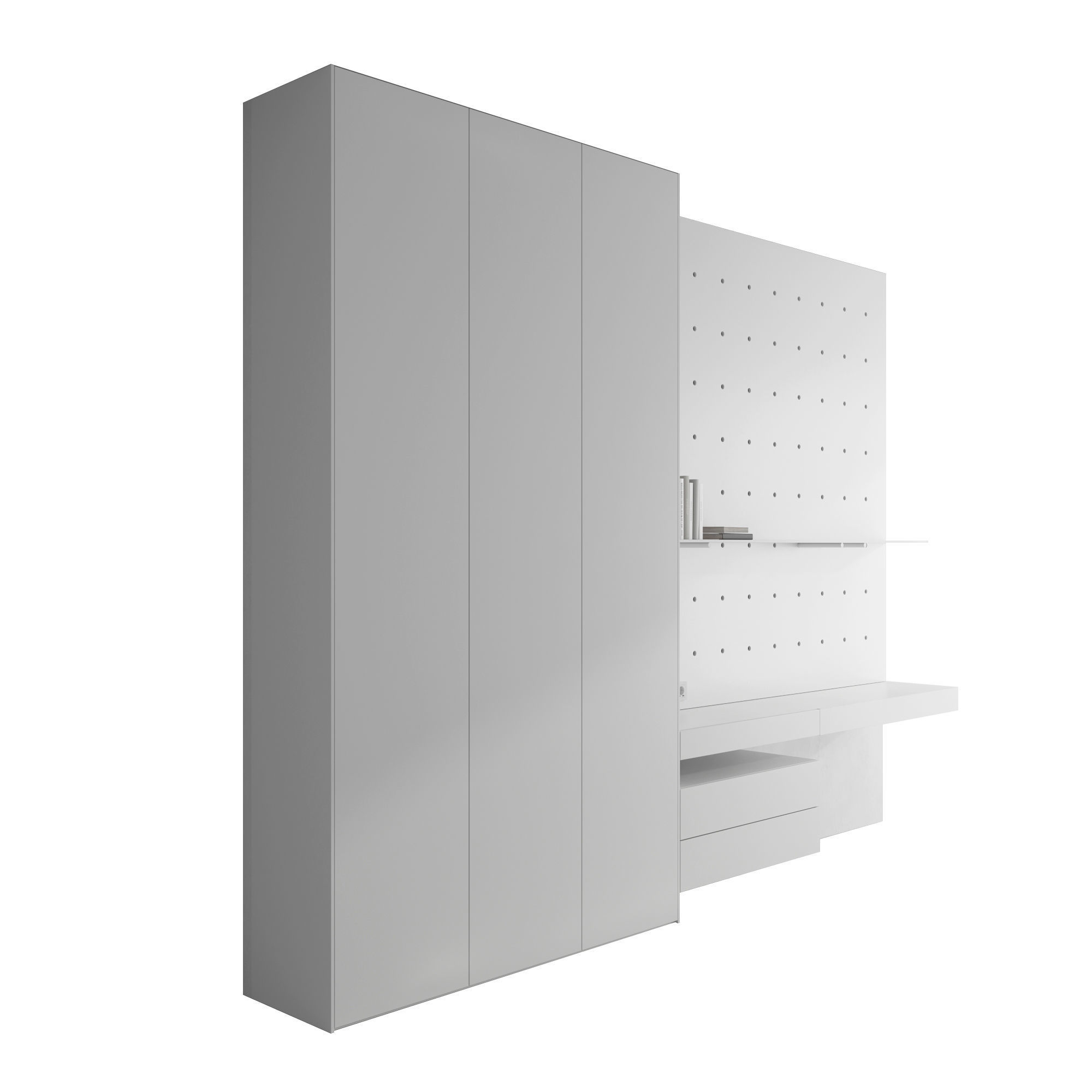 Wardrobe set 12 3D model_1