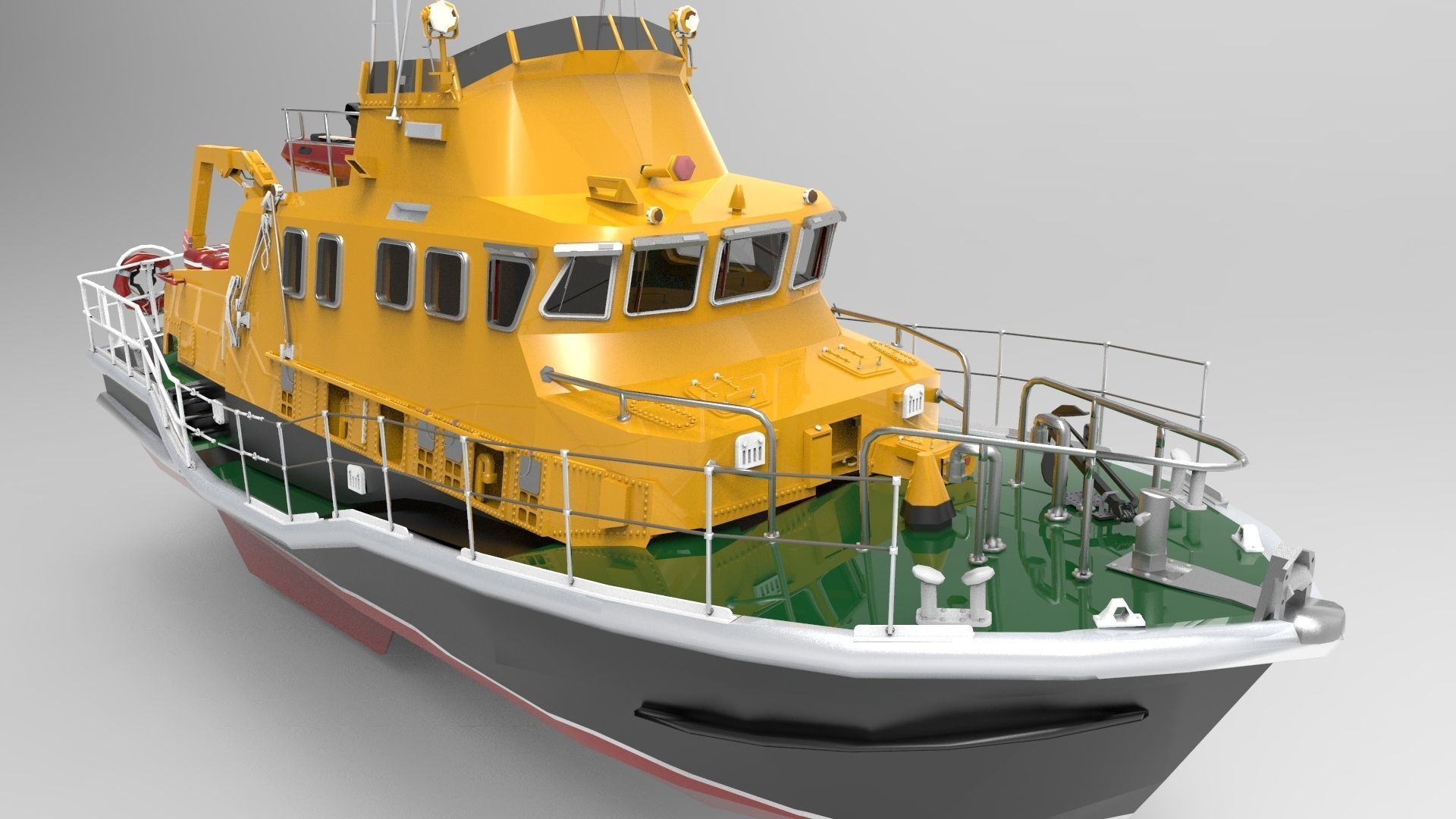 Rescue Ship 3D model_1
