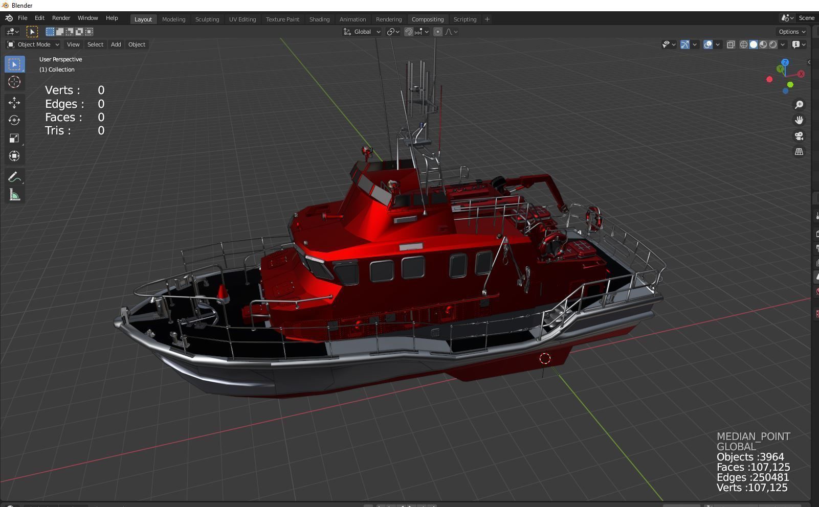 Rescue Ship 3D model_4