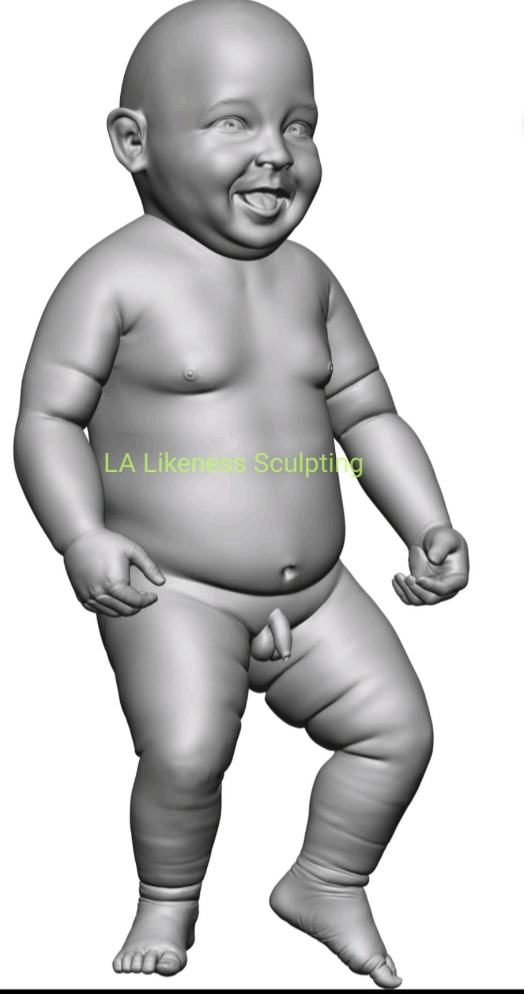 Baby Chubby STL 3D print model_7