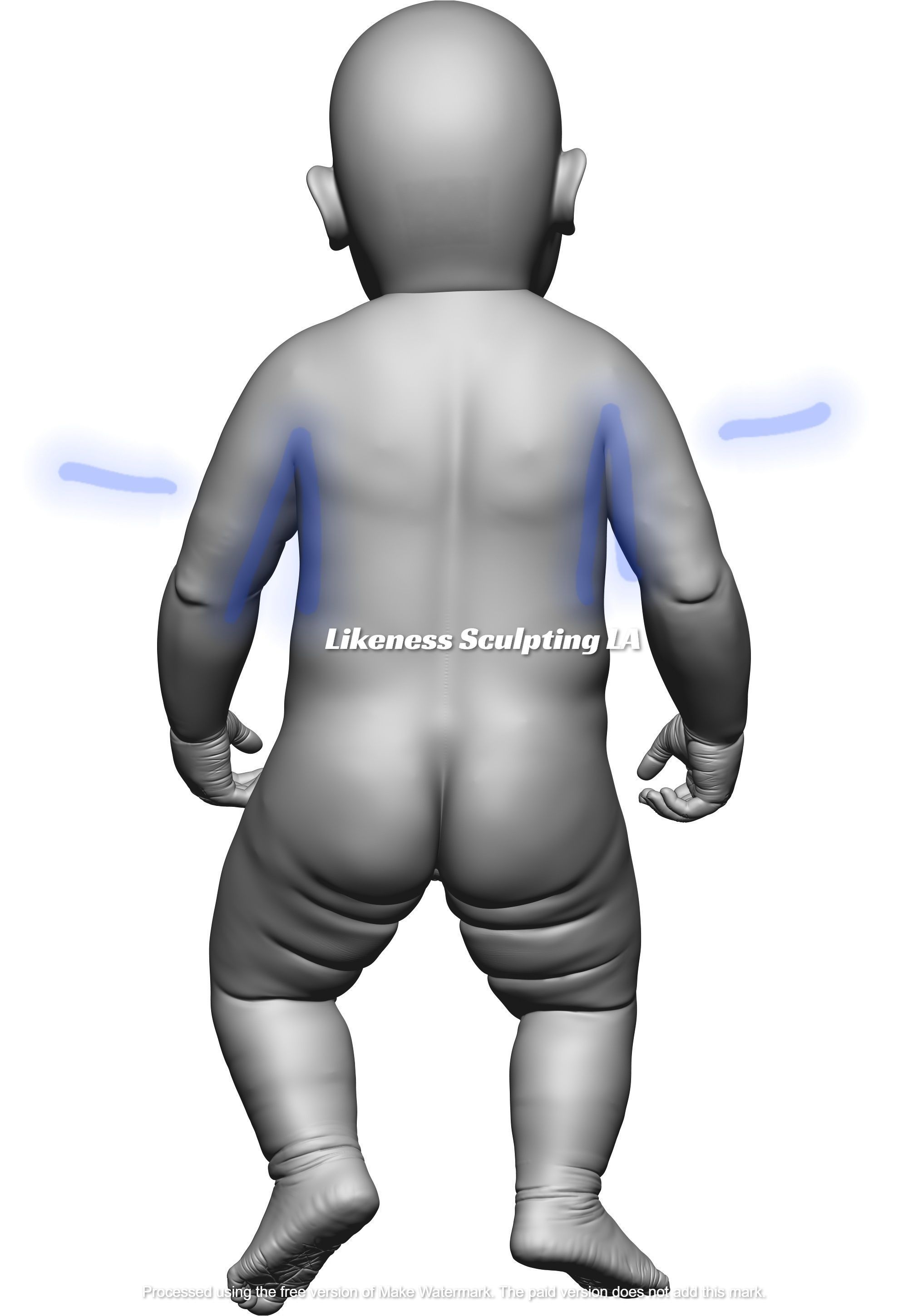 Baby Chubby STL 3D print model_2