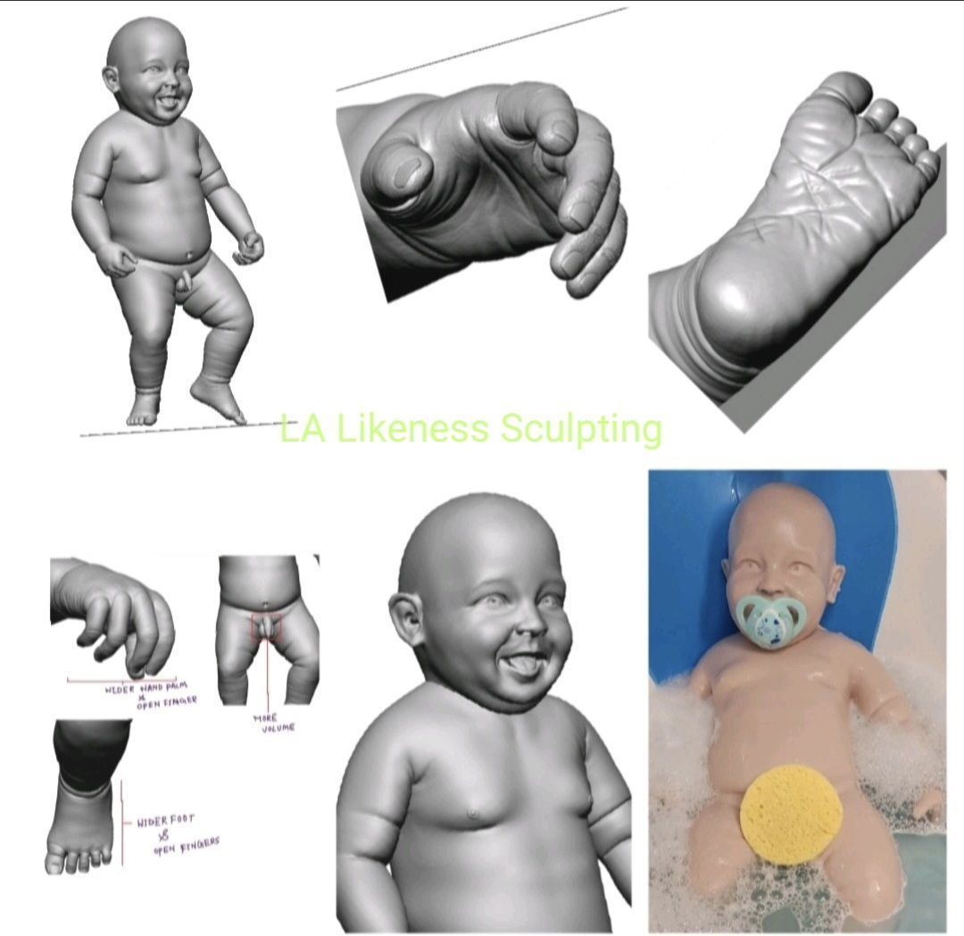 Baby Chubby STL 3D print model_6