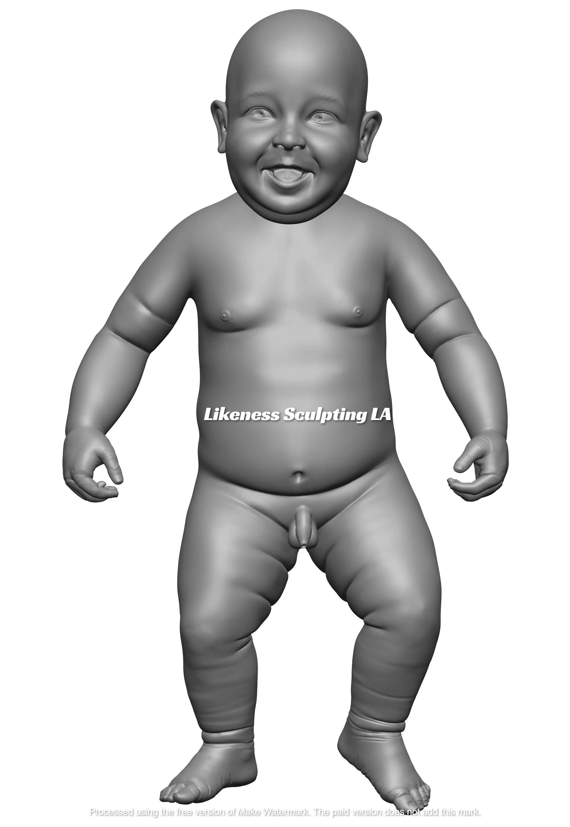 Baby Chubby STL 3D print model_0