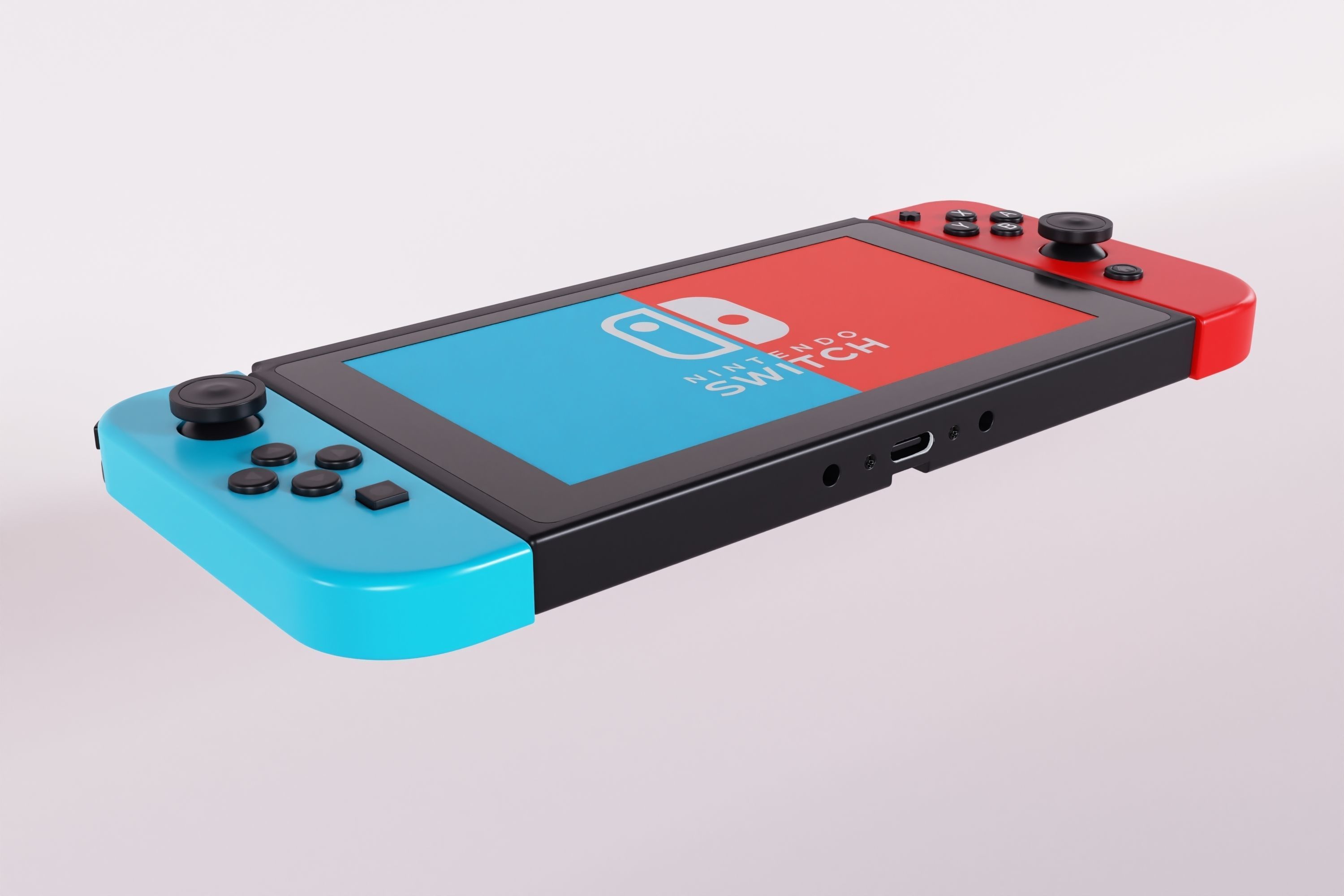 Nintendo Switch 3D model high poly  3D model_1