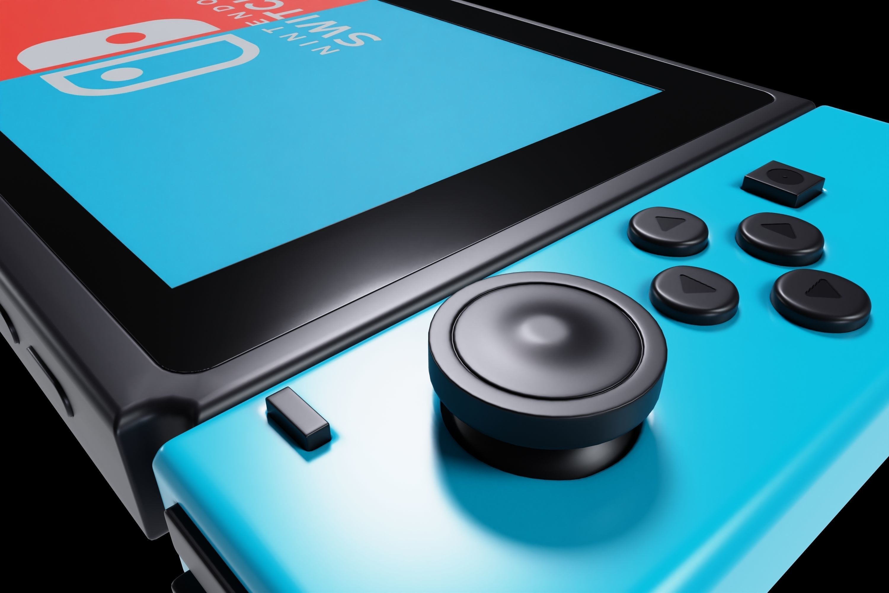 Nintendo Switch 3D model high poly  3D model_4