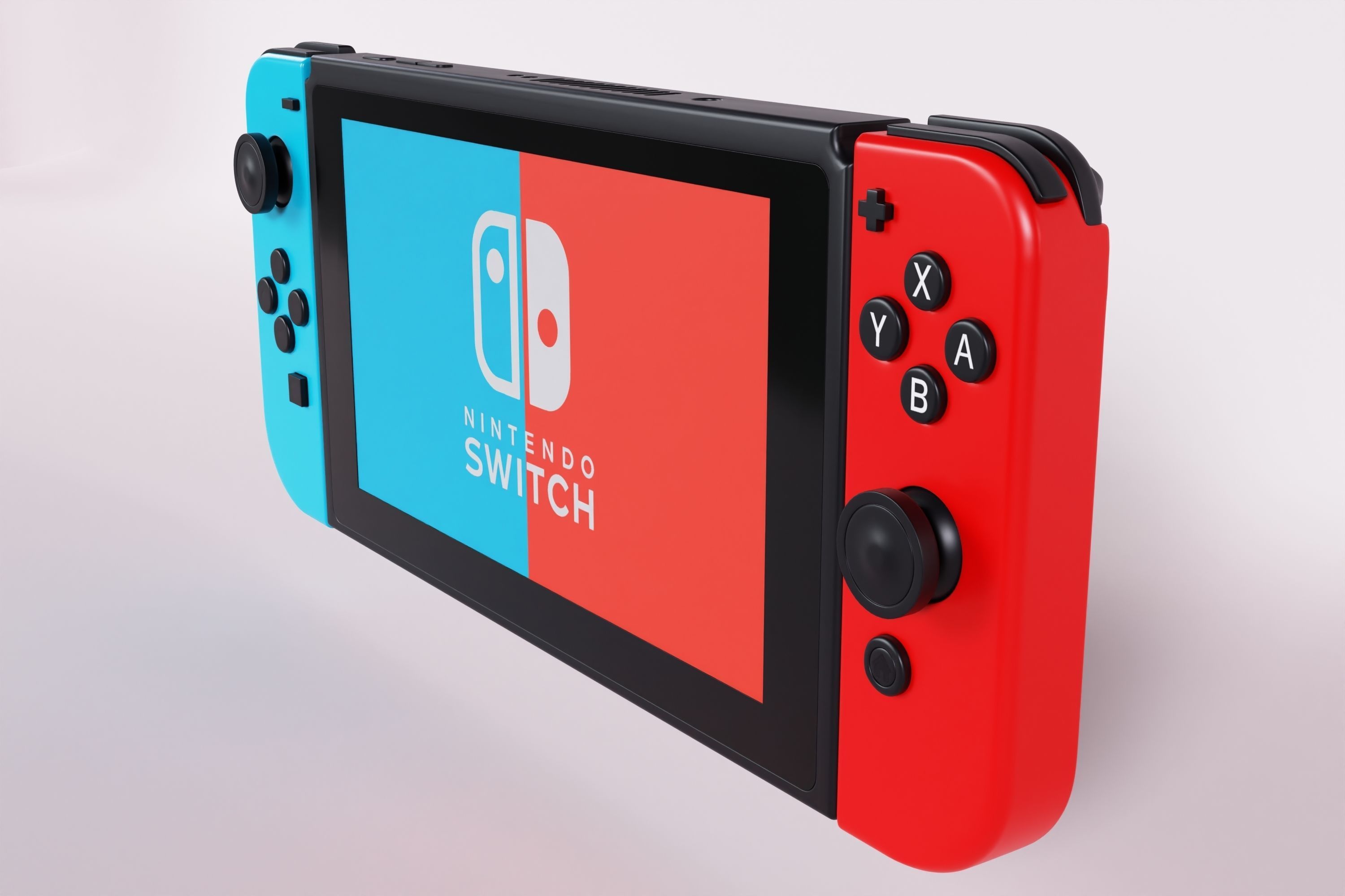 Nintendo Switch 3D model high poly  3D model_2