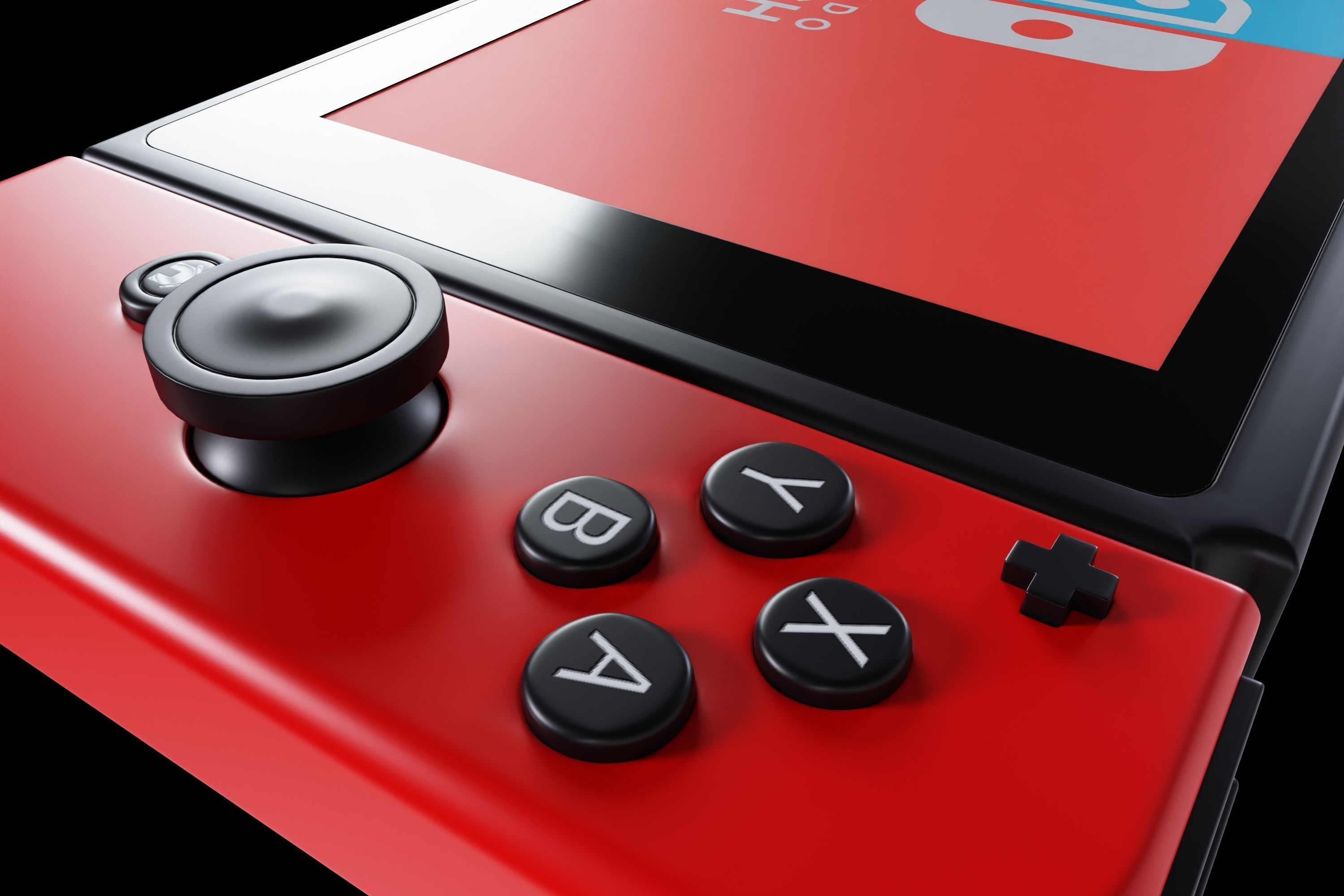 Nintendo Switch 3D model high poly  3D model_5