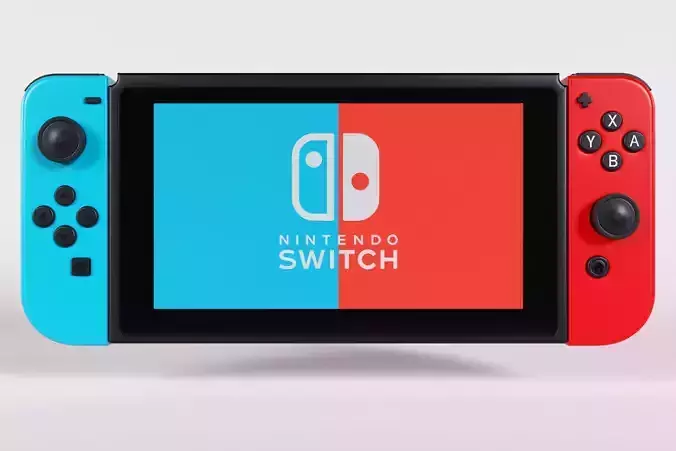 Nintendo Switch 3D model high poly 
