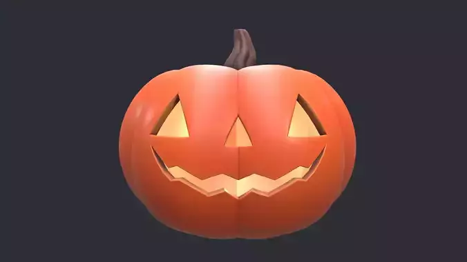 Halloween Pumpkin 3 3D model