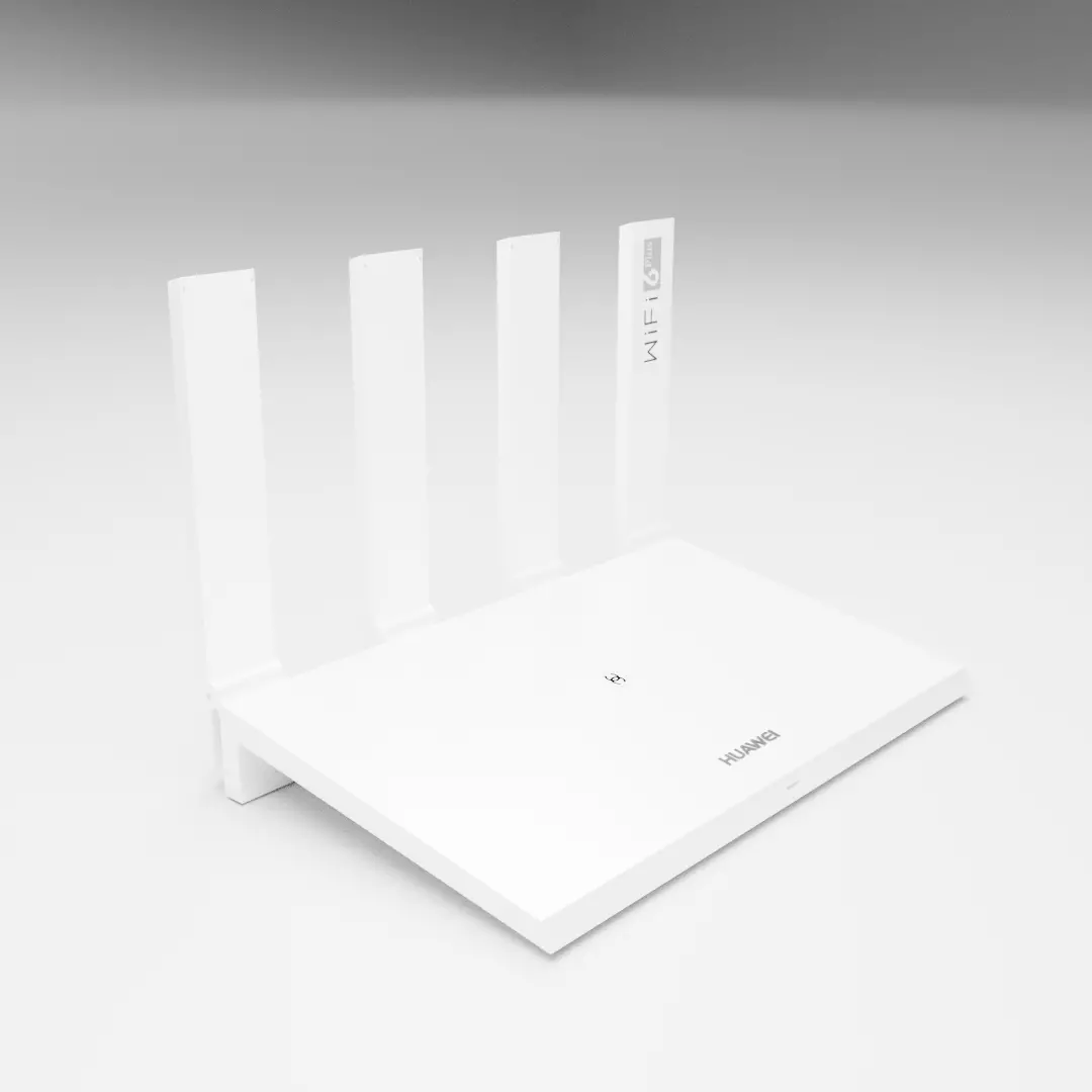 Wifi AX3 Quad-Core Low-poly 3D model_0