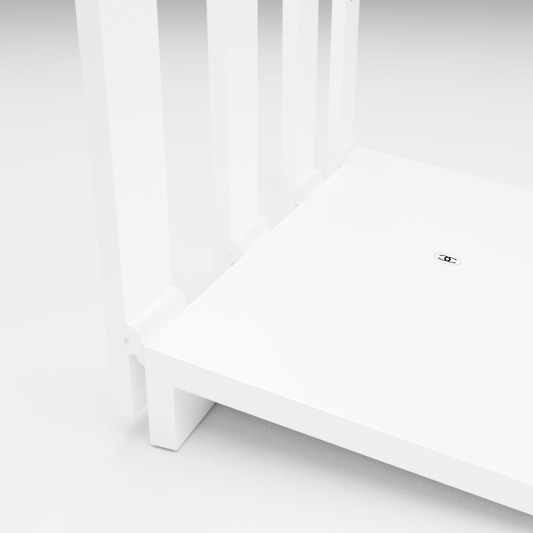 Wifi AX3 Quad-Core Low-poly 3D model_4