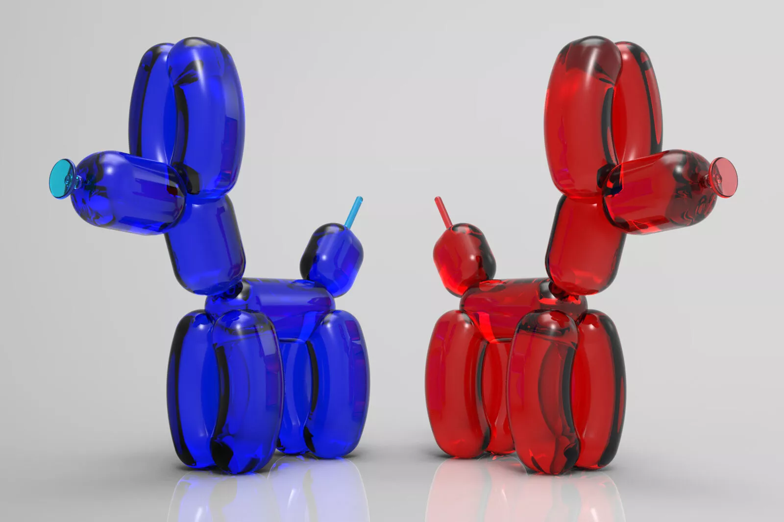 Dog ballon decoration 3D print model