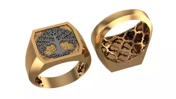 Tree of Life Unisex Ring